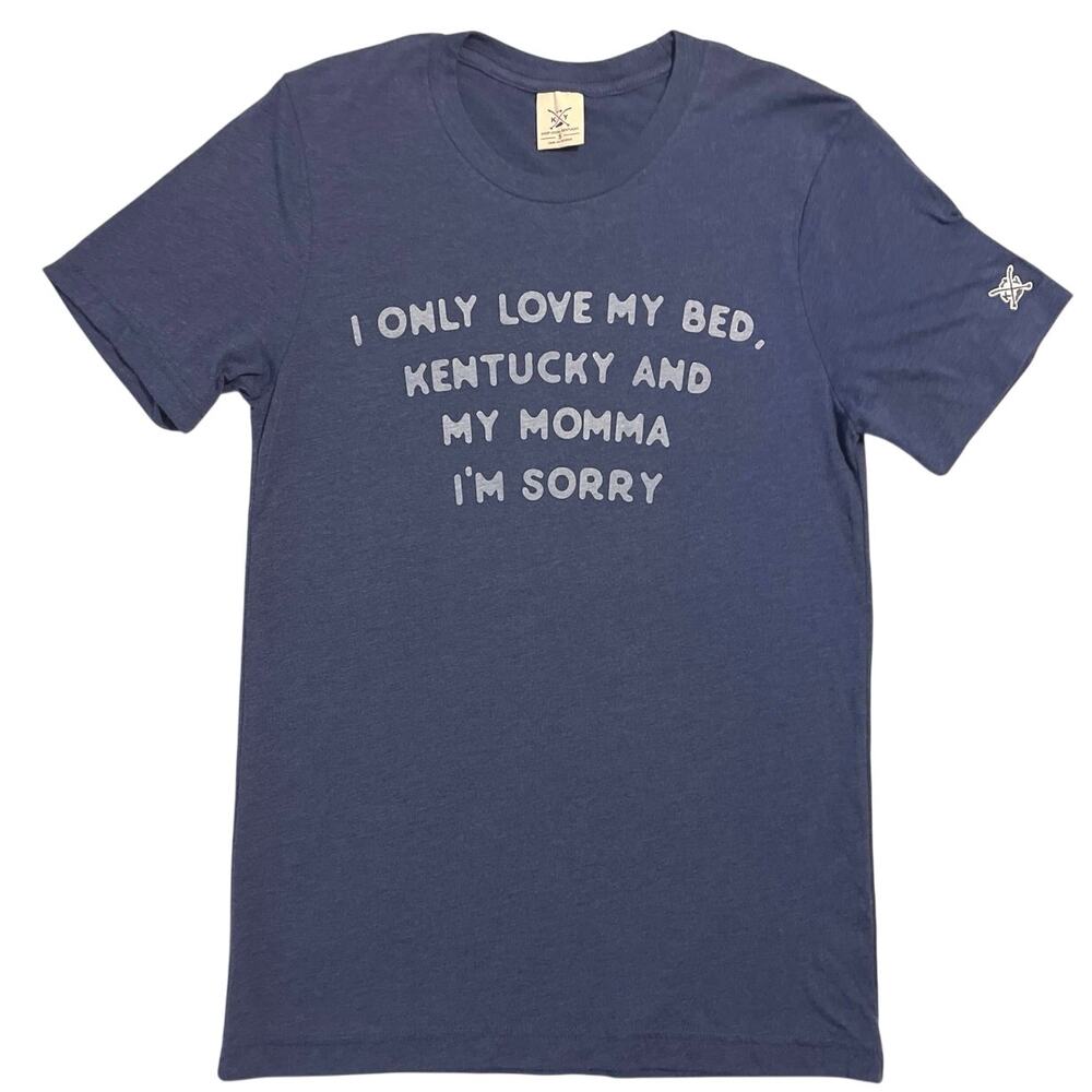 Love Bed Kentucky Momma Graphic Tshirt Unisex Size S Soft Casual Funny Gift